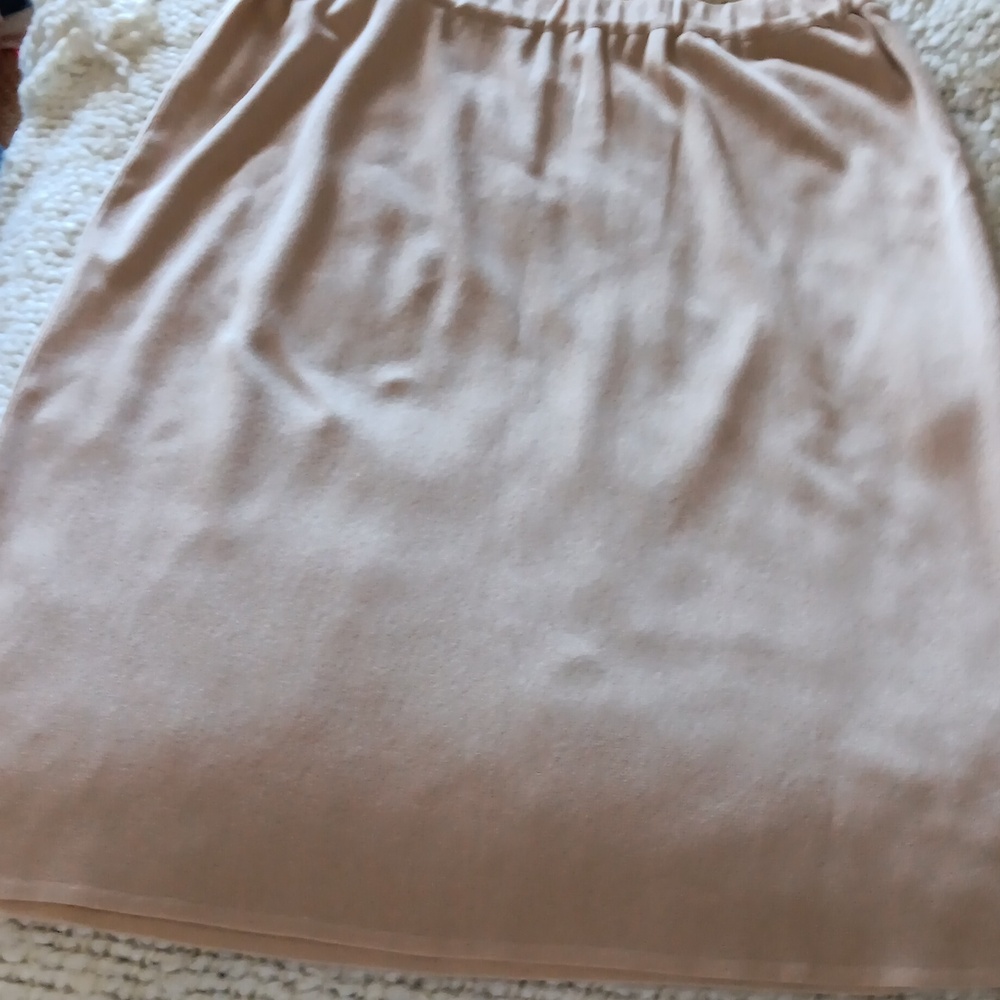 MING WANG gold pencil skirt